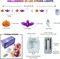 Halloween String Lights - 16.4FT 30 LED (Orange Purple White)